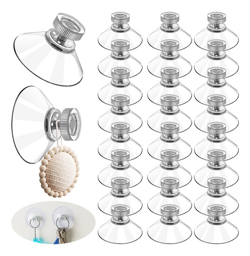 40 Ventosas Gancho Para Vidrio Sin Taladrar Para Baño/pared
