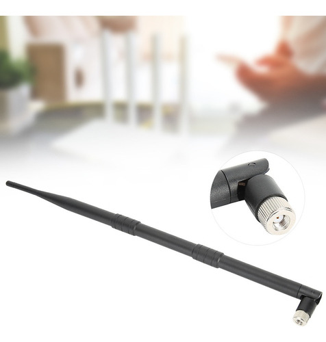 Antena De 2.4g 10dbi Wifi Rpsma Única Frequência Aérea Para