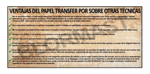 Papel Transfer 20 Claras Y 20 Oscuras A3 Blormast Premium