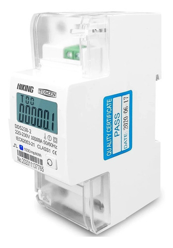 Medidor Monofásico Digital Luz Eléctrico Consumo 220v 100a