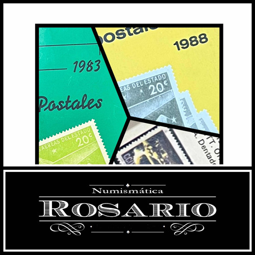 Catalogo Sellos Postales X 2 - Argentina 1983 Y 1988