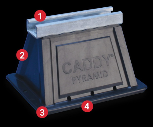 Pyramid Caddy, Soporte Para Ductería En Azotea