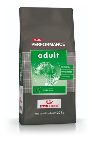 Alimento Royal Canin Club Performance Adult para perro adulto todos los tamaños sabor mix en bolsa de 20 kg