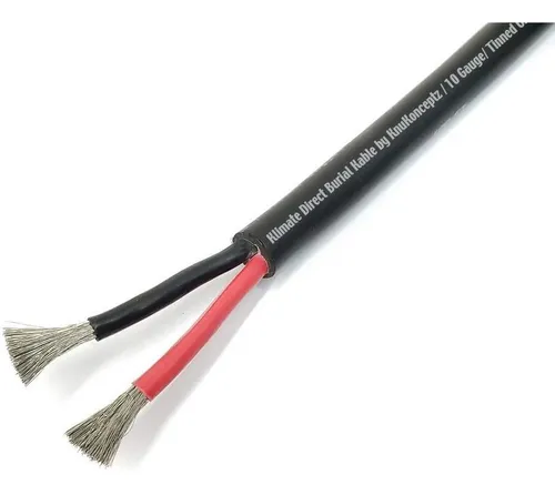 Entierro Directo Al Aire Libre Cable Del Altavoz De Cob...