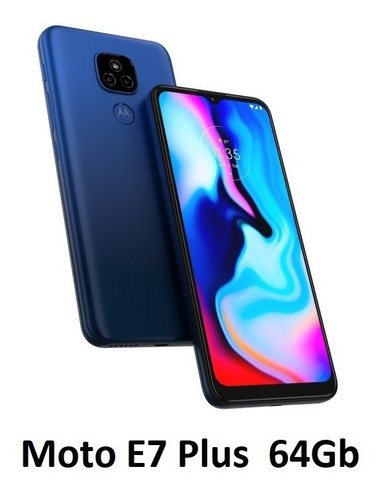 Celular Motorola Moto E7 Plus 64gb Azul Xt2081 Android