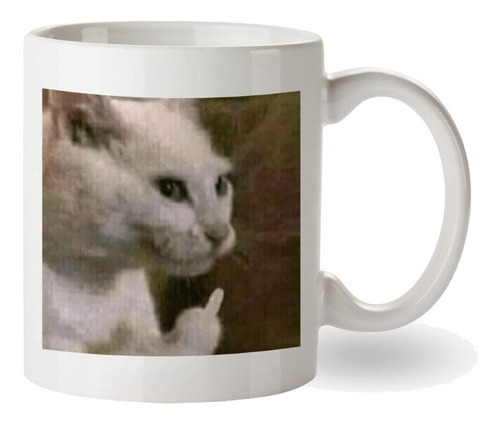 Taza Meme Gato Grosero