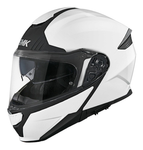 Casco Smk Gullwing Abatible Blanco Brillante