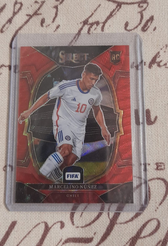 .- Carta Marcelino Nuñez Chile Red Select 22-23 Panini