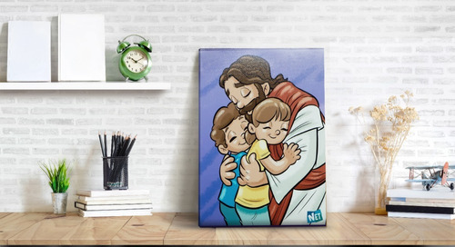 Imagen Ilustrada Net De Jesús Es Amor. Jesús Con Los Niños