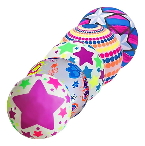 Balones Actividades Recreativas , Mxfgw-005, 5 Pzas, #5, Led Color Multicolor
