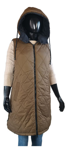 Chaleco Largo Reversible Dama