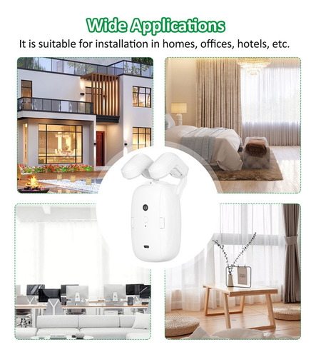 Controlador De Cortinas Alexa Para Rod Curtain Setup Home