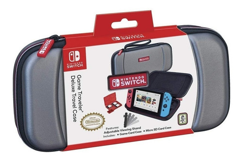 Bolso Protector Nintendo Switch Deluxe Travel Case Gris