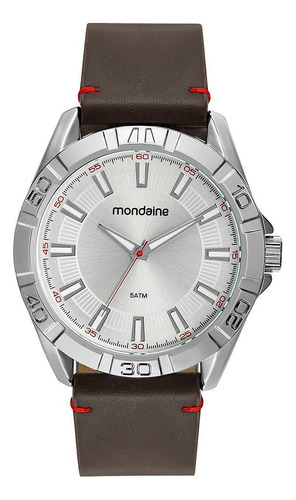 Relogio Mondaine Masculino Ref: 53831g0mvnh3 Casual Prateado