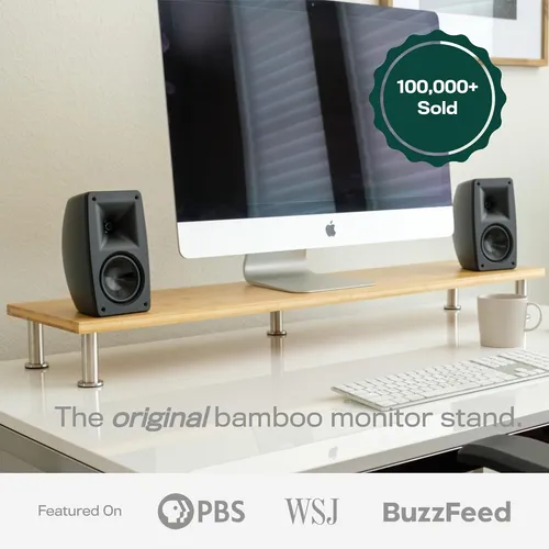 Soporte Grande De Doble Monitor Pantallas De Computador...