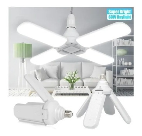 Ampolleta Led Ampolleta 60w Luces Led Tipo Helice 4 Pale