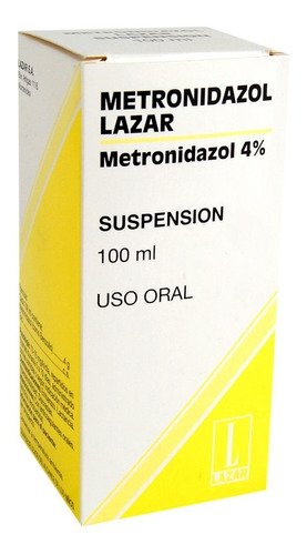 Metronidazol Suspensión  100 Ml Lazar