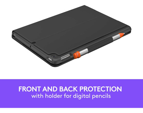 Funda Con Teclado Logitech, P/ iPad De 7 / 8 / 9 Generación