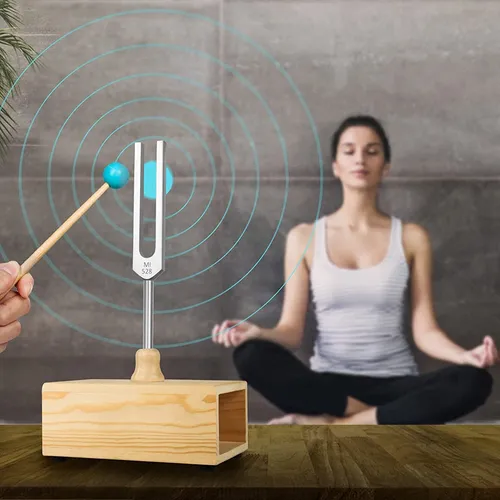 Diapasón De 528 Hz, Caja De Resonancia De Diapasón, Para Ter