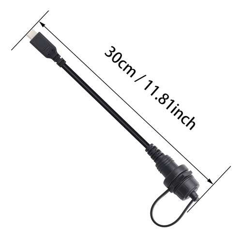 Soporte Empotrado Gelrhonr Para Coche, 30 Cm, Usb Tipo C ...
