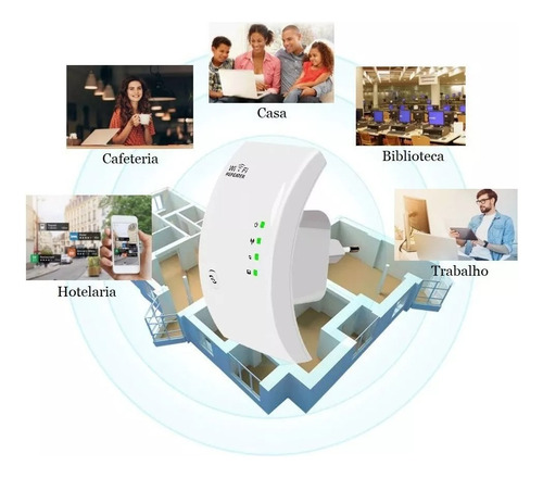 25 Aumentar Sinal Wifi 300mbps Roteador Internet Atacado
