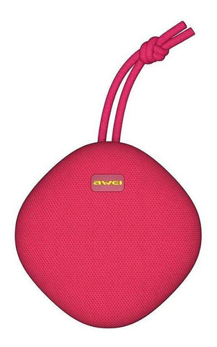 Altavoz Bluetooth Awei Y336 Inalámbrico Pequeño Portátil Color Rojo