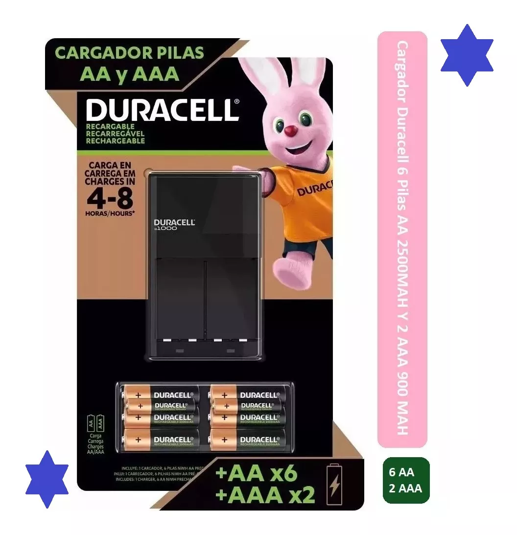 Segunda imagen para búsqueda de pilas recargables duracell