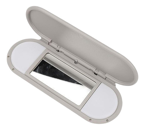 Premium Sun Visor Makeup Mirror Frame Cover Sunroof Se Gris