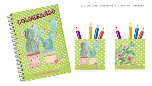 Kit Imprimible Souvenir Cumple Llama Lapiceros+hoja Colorear
