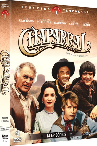 Imagem 1 de 2 de Box Dvd: Chaparral 3ª Temporada Volume 1 - Original Lacrado