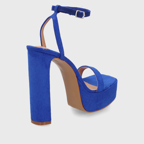 Sandalias Taco Azul 3510104