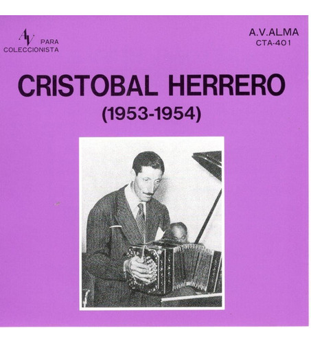 Cd Japonés Cristóbal Herrero Y Su Orquesta Típica (1953 