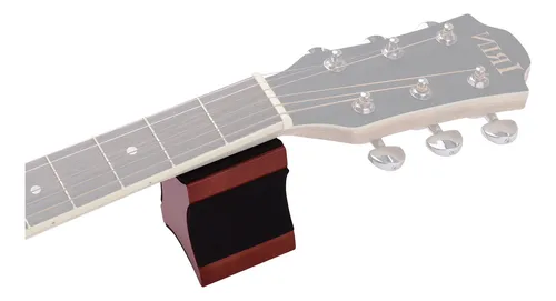Soporte De Cuello Para Guitarra Eléctrica De Caoba Acústica,