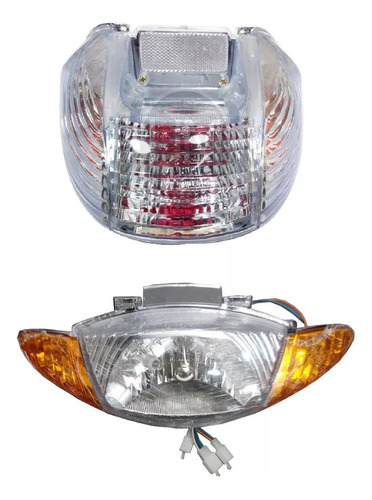 Farol Trasero Optica Delantera Brava Nevada 110 Motos Grosso