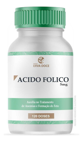 Acido Folico 5mg 120 Doses
