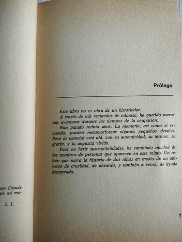 Libro Un Saco De Canicas Joseph Joffo V (Usado)