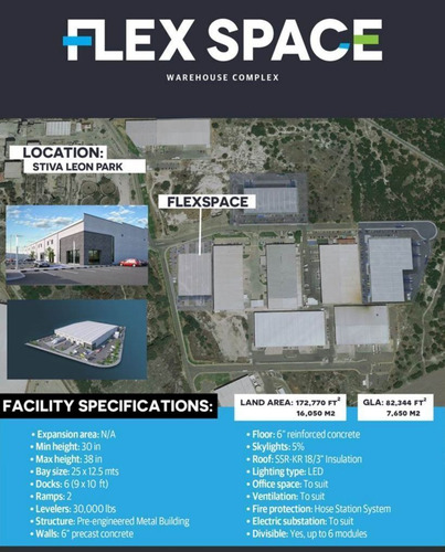 Bodegas De 1,260 M2 / Hasta 7,650 M2 / León Gto.