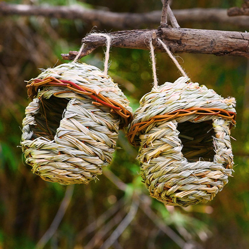 4 Casa Para Pájaros Colgante, Decoración De Jardín,