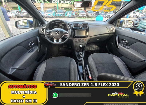 Imagem 10 de 14 de Renault Sandero Zen 1.6 Cvt 2020