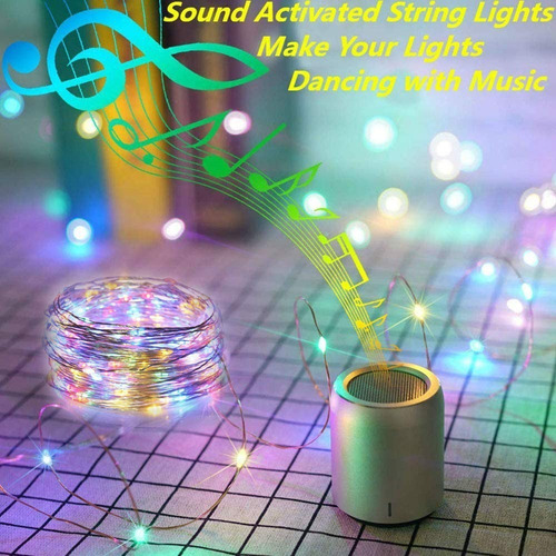 Tira Luces Led Decorativas Multicolor 10m Sync Con Músic Usb