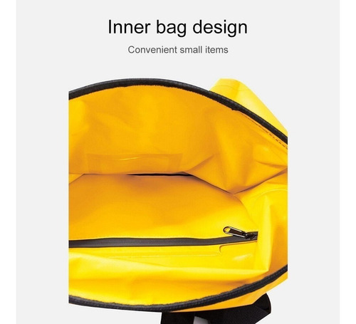 Imagen 7 de 10 de Bolsa Moto Impermeable 90lt Maleta Mochila Equipaje Moto