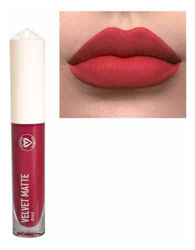 Batom Líquido Matte Velvet Miss Lary Vb009 Tulipa 4ml