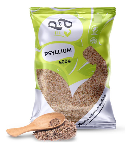 Psyllium Natural 100% Puro Rico Em Fibras Altaqualidade 500g