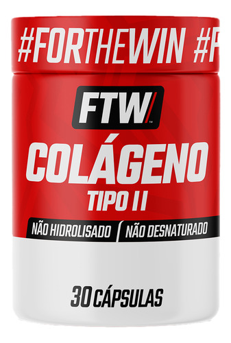 Colágeno Tipo II Pote 30 Capsulas - FTW