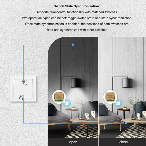 Mini Interruptor Wi-fi De Relé Inteligente Ac 90250v 10a 1v