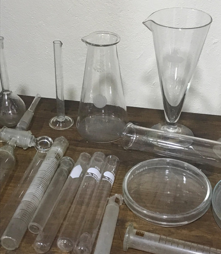 Kit Piezas De Cristalería De Laboratorio Química (Usado)
