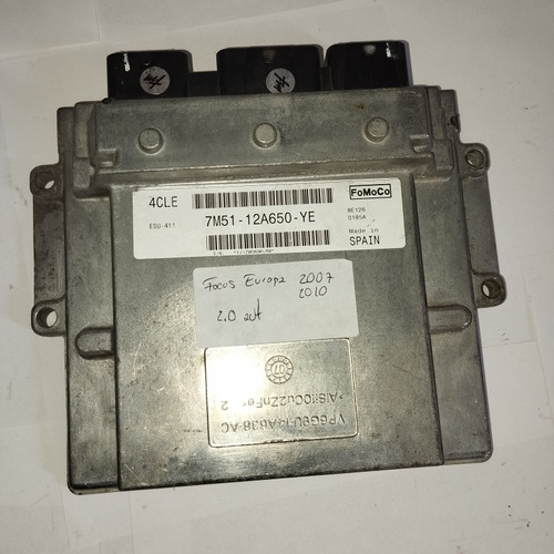 Computadora Ford Focus Europa Modelo 2007-2010 Motor 2.0 Aut (Usado)