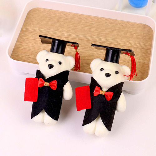 10 Uds. Oso Peluche Graduación, Decoración