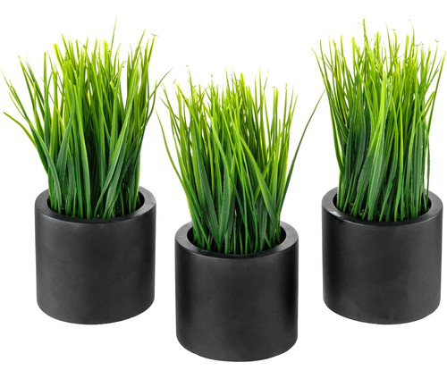 Mygift Mini Plantas De Césped Sintético De Mesa, Planta Deco