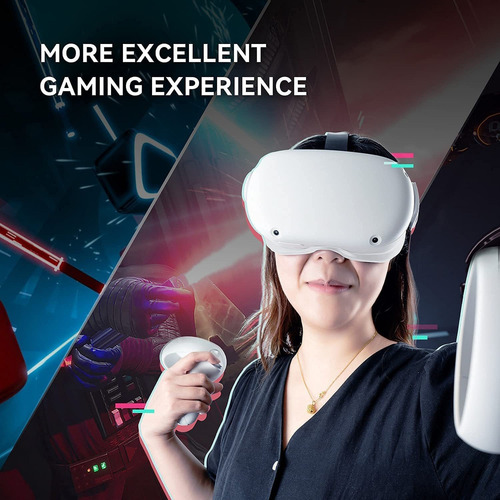 Cubierta Facial Vr Silicona Compatible Con Oculus Quest 2